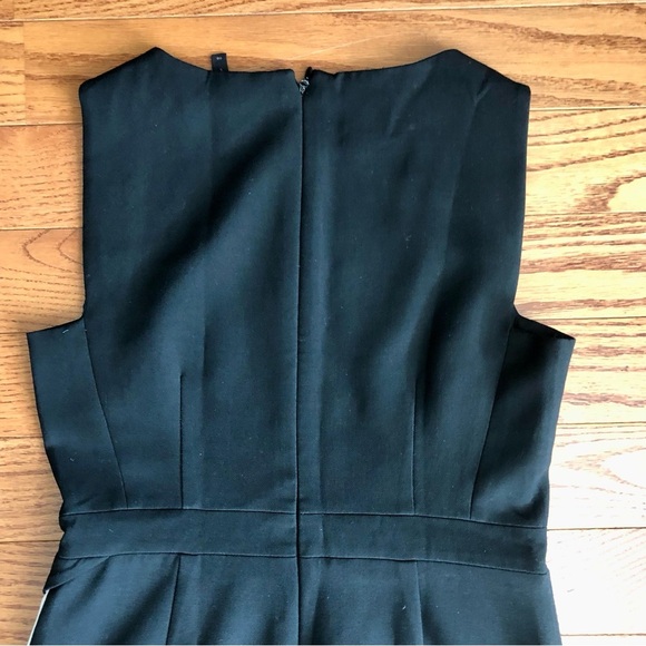 BCBGMAXAZRIA Color Block Sleeveless Black White Sheath Dress Women’s Size 8 - Picture 6 of 10